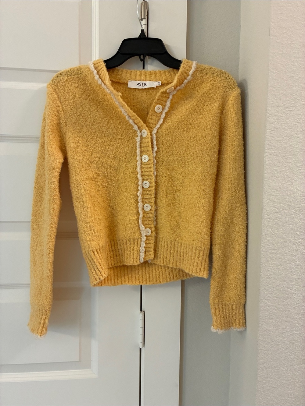 ASTR the label Contrast Stitch Cardigan